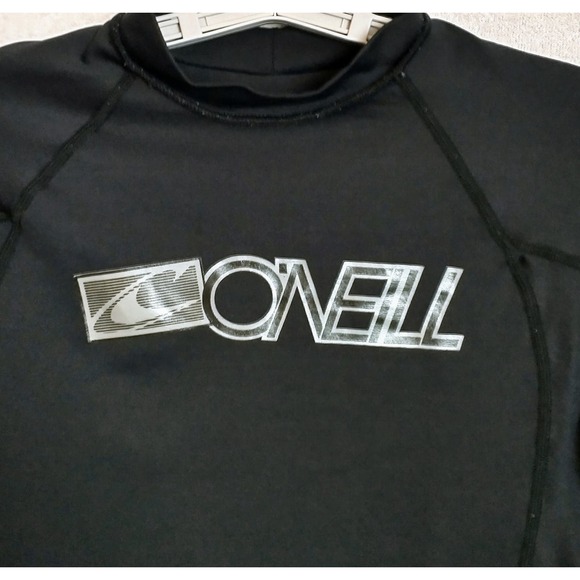 O'Neil Skins 6 oz 50+ UV Protection Rash Guard. Youth Large. Black - Picture 1 of 10